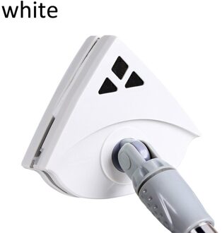 Venster Borstel Glas Magnetische Cleaner Brush Tool Window Veeg Double Side Magnetische Glas Borstel Voor Wassen Huishoudelijke Schoonmaken Tool wit