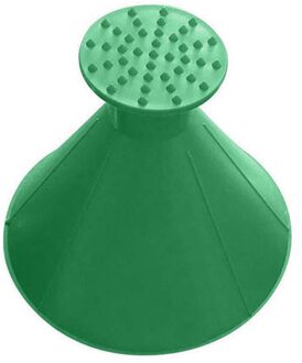 Venster Glas Schoonmaken Tool Schraper Outdoor Trechter Voorruit Magic Home Tool Kegelvormige Ijskrabber groen