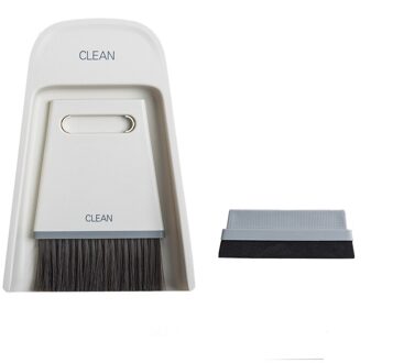 Venster Groef Borstel Stof Schop Huishoudelijke Toetsenbord Thuis Organisator Keuken Vouwen Borstel Tool Cleaning Vloeren wit