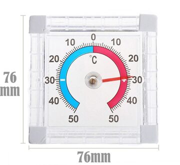 Venster Indoor Dial Thermometer Outdoor Muur Temperatuurmeter Voor Greenhouse Thuis 1 Pcs