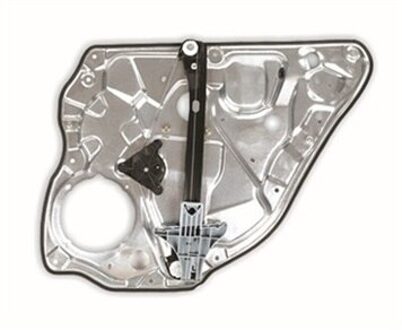 Venster Lifter Venster Regulator Compleet Met Metalen Plaat Voor Polo Iv 2002.OEM:6Q4837461J/6Q4837462J/6Q4839461D/6Q4839462D achterkant links kant