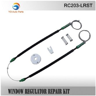 VENSTER REGULATOR COMPLEET CLIP SET VOOR RENAULT CLIO II VENSTER REGULATOR REPARATIE KIT FRONT-LINKS