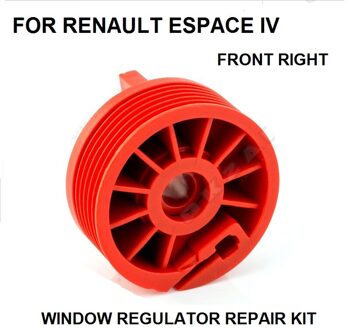 VENSTER REGULATOR ROLLER CLIP REPARATIE KIT VOOR RENAULT ESPACE IV RECHTSVOOR