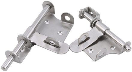 Venster Vergrendeling Deur Bouten Lange Zilveren Rvs Deurslot Sliding Lock Barrel Bolt Klink Hasp Nietje Gate Veiligheidsslot 15.5x8.5cm
