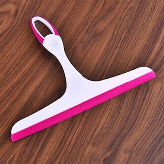 Venster Vloertrekkers Glas Wisser Borstel Milieuvriendelijke Zacht Glas Schraper Glas Wiper Cleaner Helper Huishoudelijke Schoonmaken Tool Rood