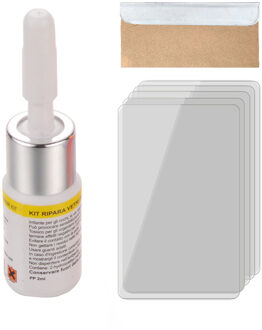 Vensterglas Crack Chip Reparatie Tool Kit Carro Scratch Crack Herstellen Upgrade Automotive Glas Nano Reparatie Vloeistof Auto wit reeks