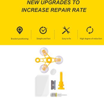 Vensterglas Polijsten Reparatie Tools Diy Auto Window Screen Polijsten Auto Voorruit Reparatie Kit Gebarsten Voorruit
