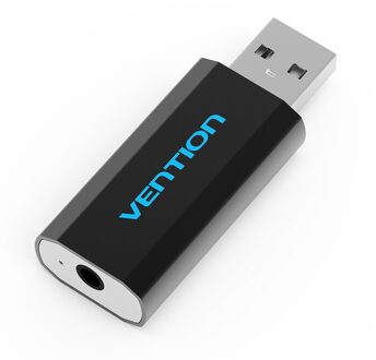 Ventie Geluidskaart Usb Naar 3.5Mm Audiointerfa Adapter 2-In-1 Usb Naar Oortelefoon Speaker Voor Macbook computer Laptop Pc Geluidskaart VAB-S15-B