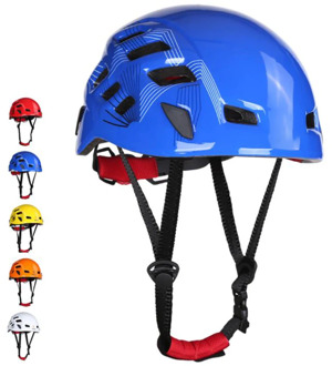 Ventilated Helmet for Work At Height, Adjustable Climbing Helmet Safety Hard Hat, EPS Foam Cushioning Lining for Construction