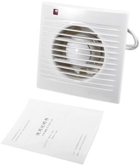Ventilatie Uitlaat Afzuigkap Voor Badkamer Wc Keuken Raam Muur Gemonteerd 220V 4 "Badkamer Keuken Muur Ventilator