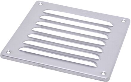 ventilatierooster, maat 15.5 x 15.5 cm| aluminium