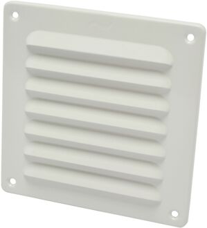 ventilatierooster, maat 15.5 x 15.5 cm| wit