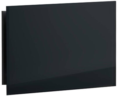 Ventilatierooster set 2 Stuks rechthoekig 15x9 cm Zwart