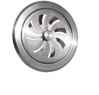 Ventilatierooster Weha Rond Afsluitbaar 10 cm RVS