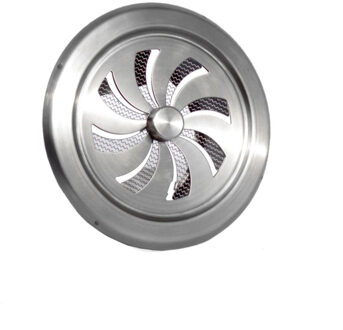 Ventilatierooster Weha Rond Afsluitbaar 15 cm RVS