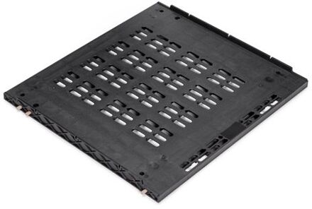 Ventilatievoet Voor Geïntegreerde Koelkasten Frigo, Voor 16mm Plankdikte, Plastic, Zwart