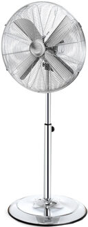 Ventilator - Aigi Qino - Statiefventilator - Staand - Rond - Mat Zilver - Aluminium