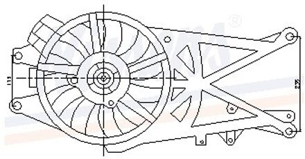 Ventilator, condensator airconditioning 85204