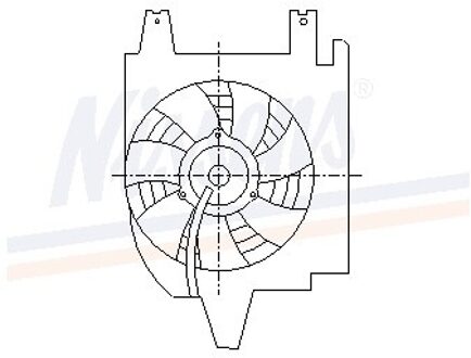 Ventilator, condensator airconditioning 85273
