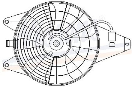 Ventilator, condensator airconditioning 85375