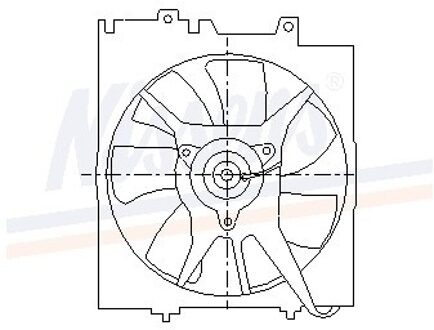 Ventilator, condensator airconditioning 85491