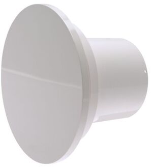 ventilator design met timer voor muur of plafond, Ø 100 mm | wit