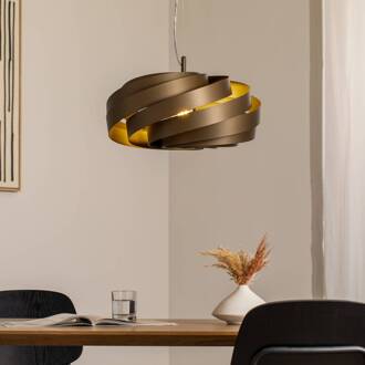 Vento hanglamp, koffiebruin, Ø 50 cm