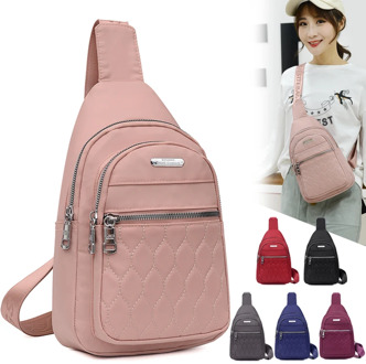 Vento Marea Small Travel Chest Bag For Women 2020 New Black Zipper Sling Crossbody Bags Casual Female Style Shoulder Chest Pack