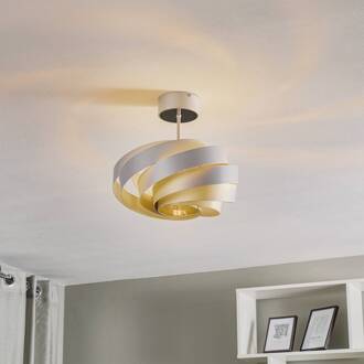 Vento plafondlamp, aluminiumkleurig, Ø 40 cm, metaal