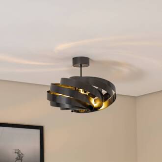 Vento plafondlamp, antraciet, Ø 50 cm