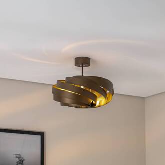 Vento plafondlamp, koffiebruin, Ø 50 cm