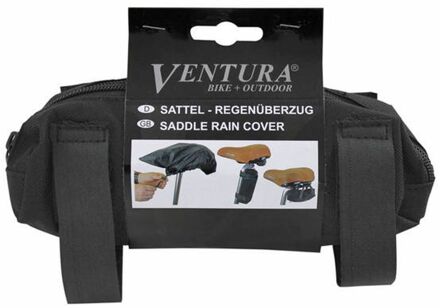 Ventura Zadel Regenhoes Met Opberg Zak Zwart