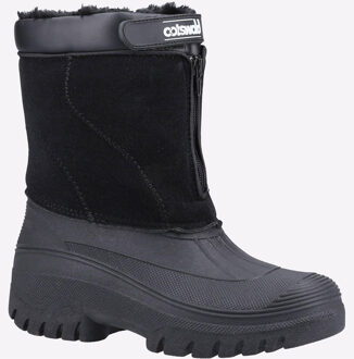 Venture Synthetische Zwarte Regenlaarzen - EU 39/ UK 6