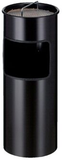 Vepabins As- en afvalbak 30 L zwart