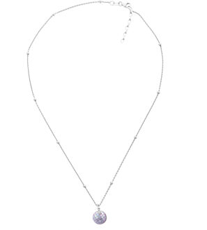 'Vera' Dames 925 Sterling Zilveren Ketting met Hanger - Zilver ZH-7231