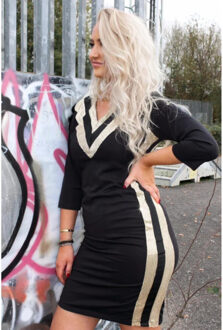 Vera jurk | goud - maat 40