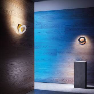 Vera LED wandlamp 930 Ø31cm goud/wit bladgoud, wit