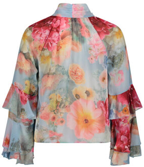 Vera Mont Blouse korte mouw 304240 Blauw - 40