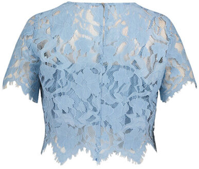 Vera Mont Blouse korte mouw 464066 - maat 40 Lichtblauw