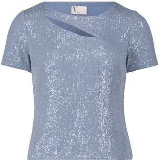 Vera Mont Shirt met korte mouwen vera mont , Blue , Dames - M,Xs