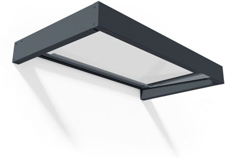 Veranda- En Deurluifel Sophia - Helder - Transparant - Donkergrijs - 95x160cm