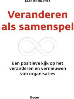 Veranderen als samenspel