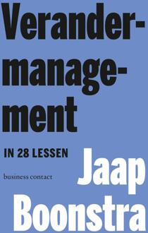 Verandermanagement In 28 Lessen - Jaap Boonstra