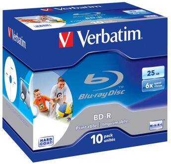 Verbatim 43713 Blu-ray BD-R disc 25 GB 10 stuk(s) Jewelcase Bedrukbaar