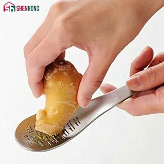 Verbazingwekkende lepel lime lemon gemberthee kaasrasp wasabi roestvrij knoflookpers cozinha slijpen gereedschap accessoire de cuisine