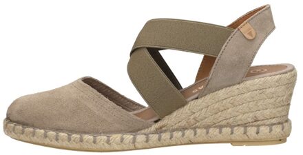 Verbenas Espadrille Dames Taupe