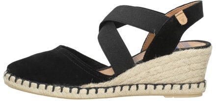 Verbenas Espadrille Dames Zwart