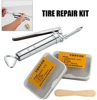 Verbeterde Auto Tire Repair Kit Binnenband Rubber Strip Emergency Vacuüm Band Snelle Reparatie Tool Met Valve Cap