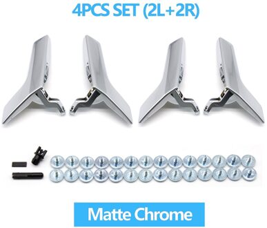 Verbeterde Links Rechts Chroom Interieur Unlock Deur Pull Handvat Voor Mercedes Benz W204 C Klasse Glk 300 C180 C200 c300 2047206262 matte 4stk