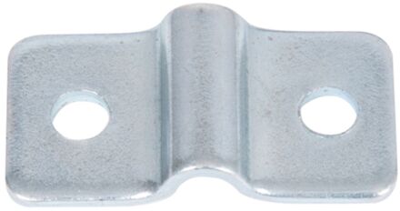 Verbindingsplaat - Galvanisch Blauw Staal - 40x20x2mm - 4 Stuks